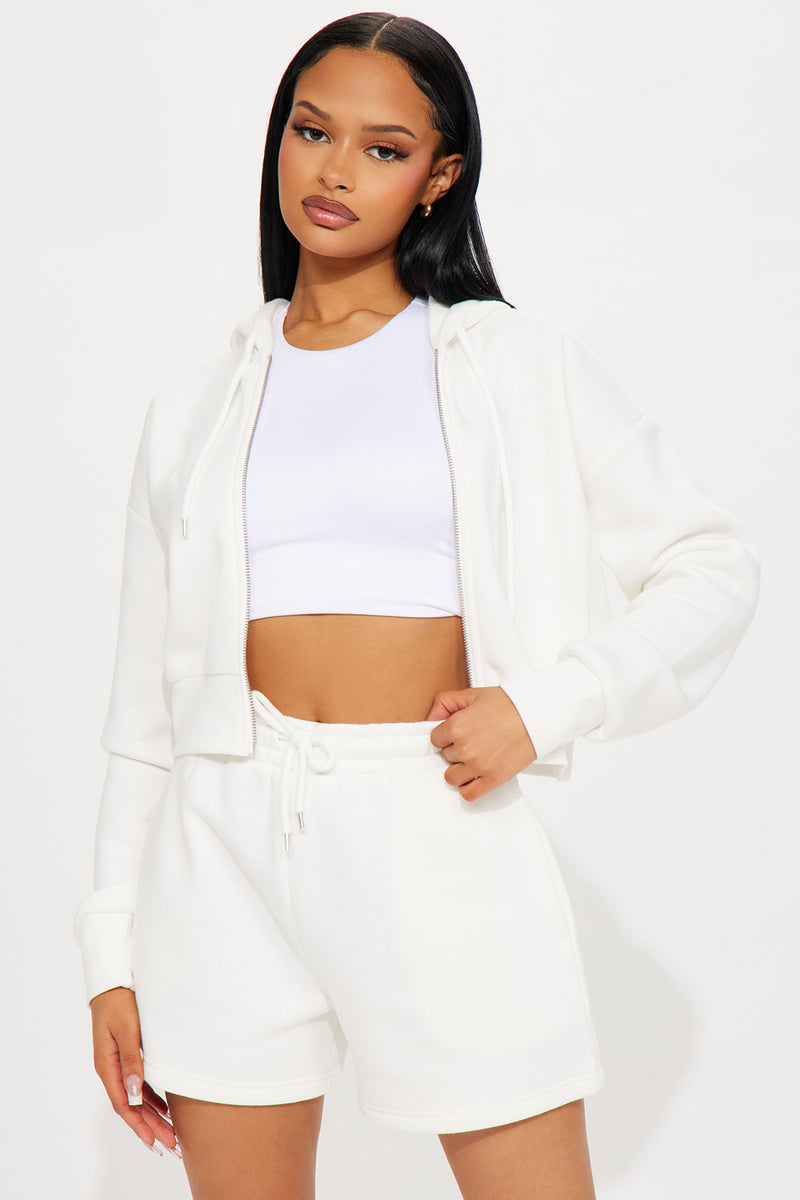 Brianna Sweatshirt Set - White | Fashion Nova, Matching Sets | Fashion Nova