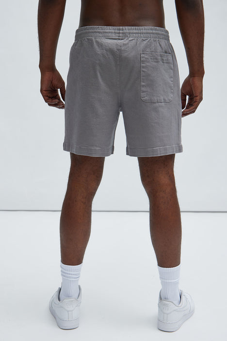 Grey volley shorts new arrivals