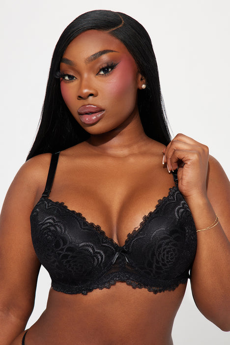 On The Daily Lace Lightly Padded Bra - Black