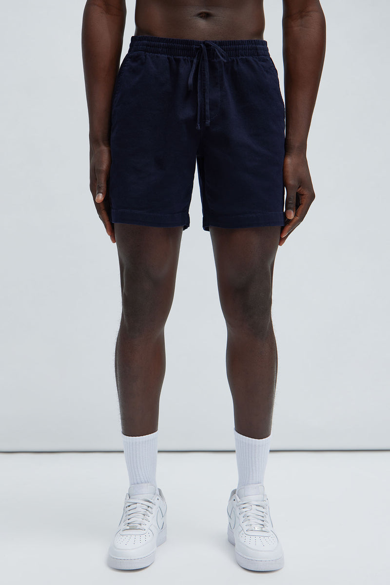Twill Volley Shorts - Navy | Fashion Nova, Mens Shorts | Fashion Nova