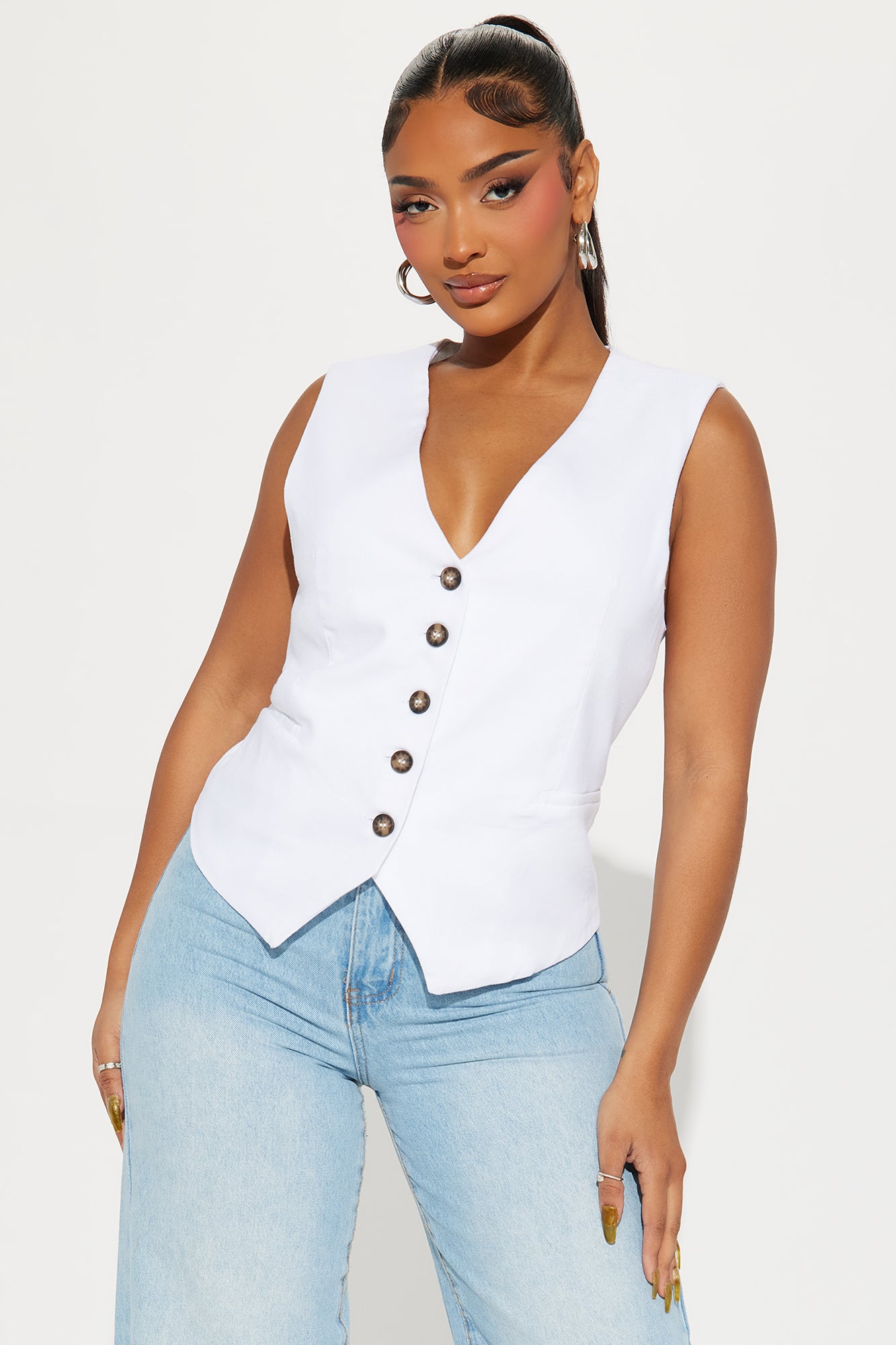 white vest t shirt women's