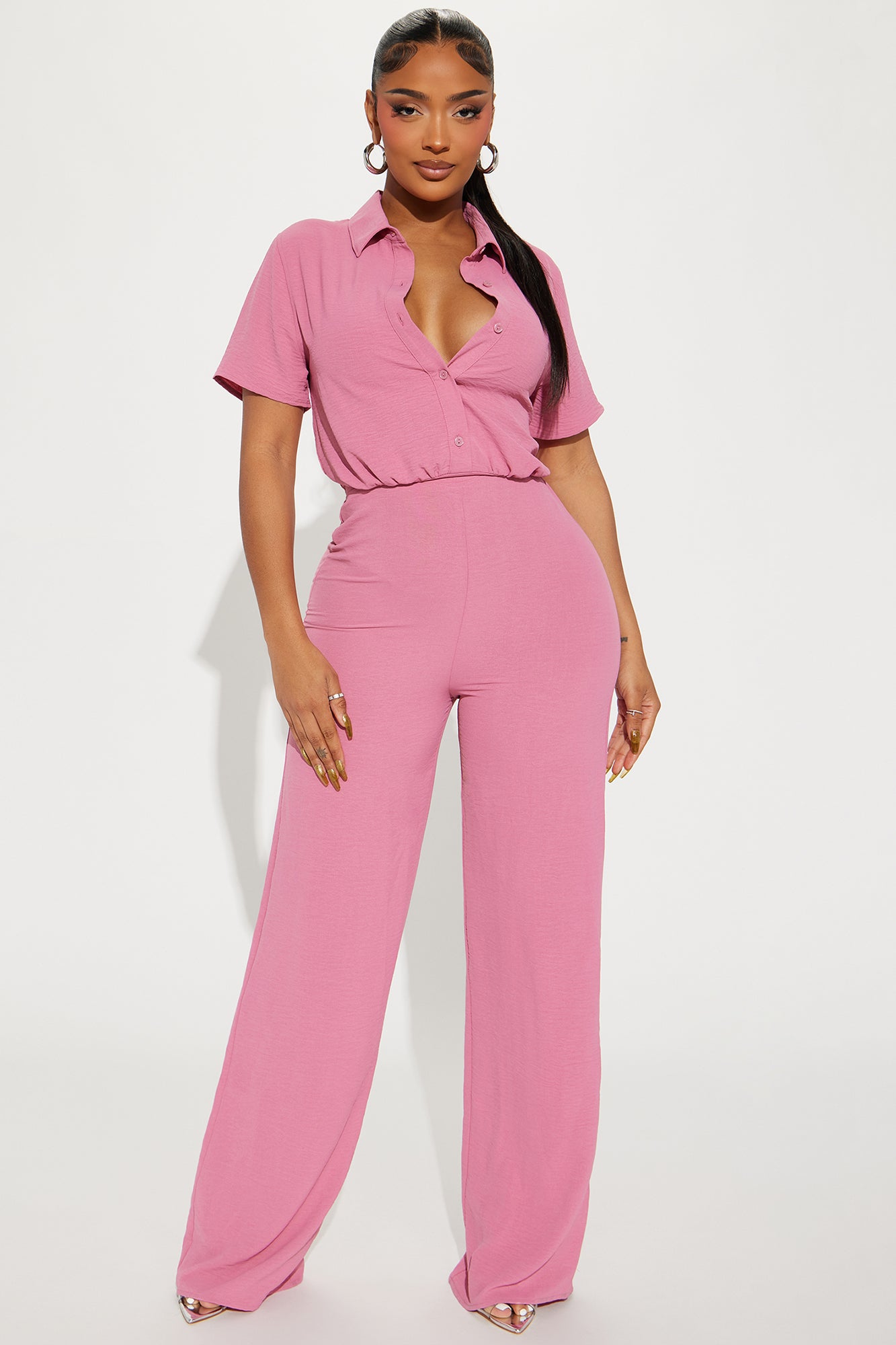 Mauve pink jumpsuit 2025