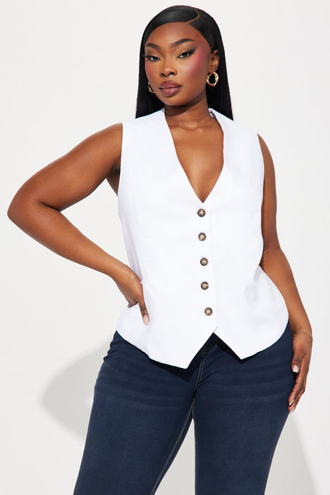 white vest t shirt women's