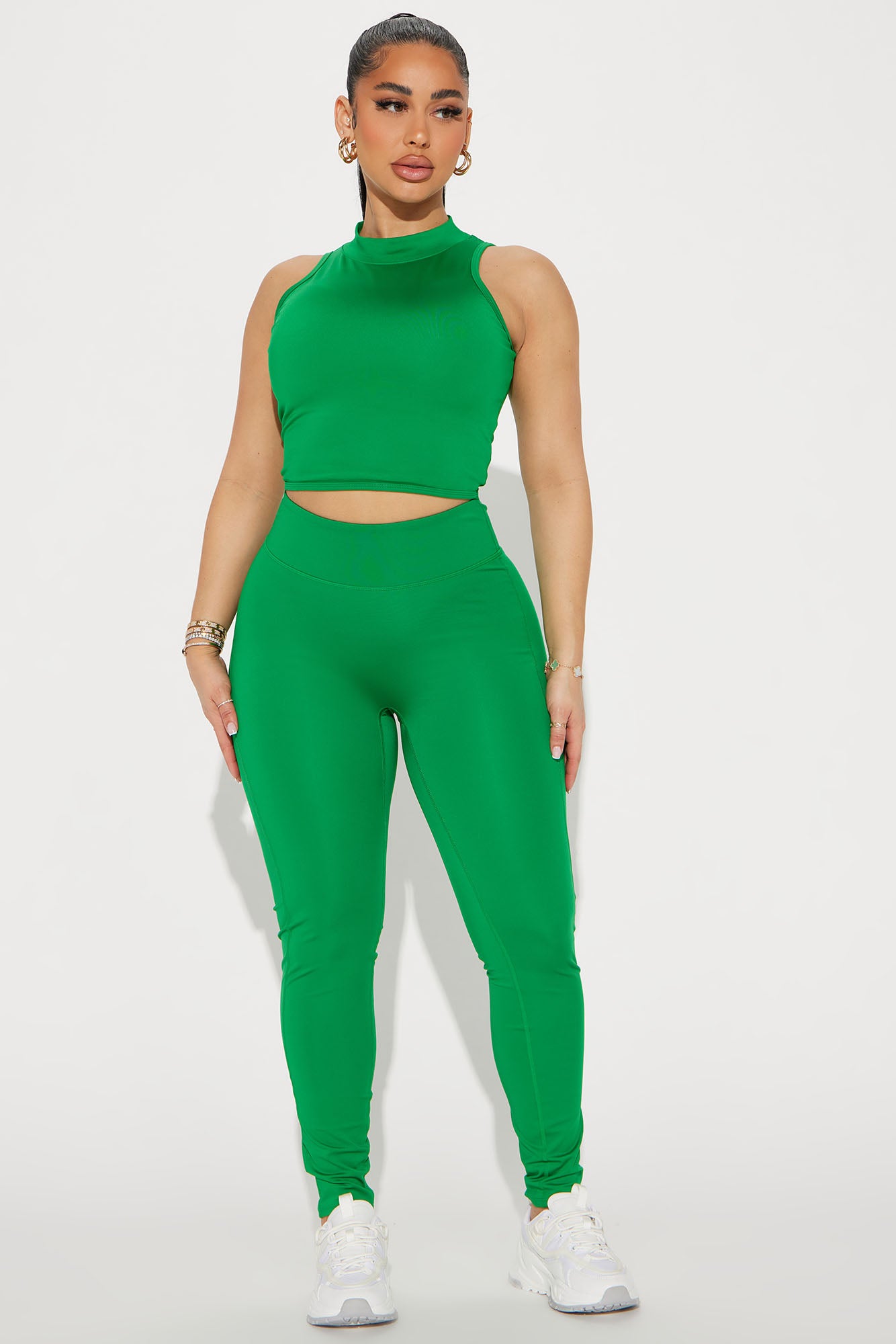 SIA Green Leggings - TIYE the coolest sportswear & gym apparel