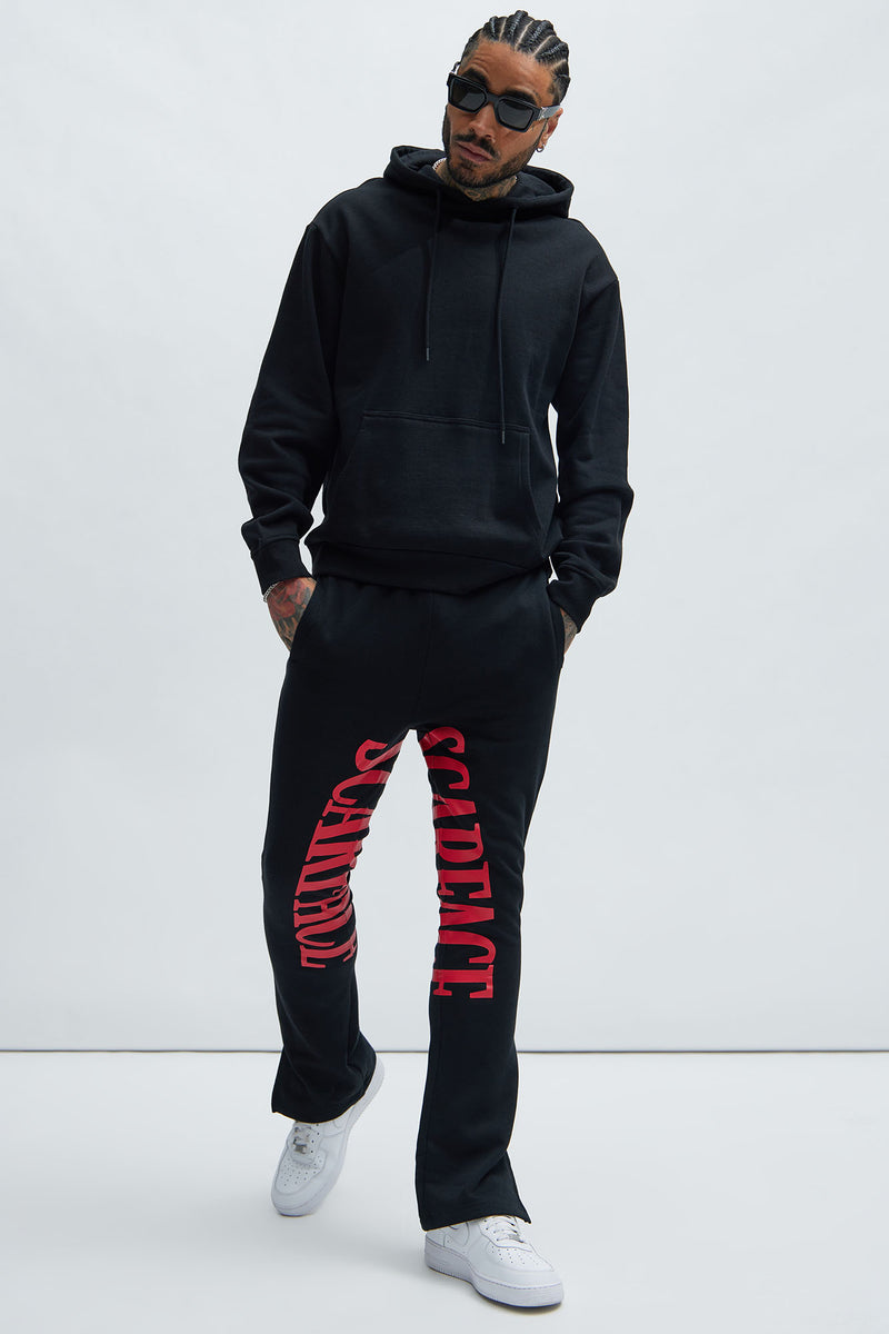 Scarface Sweatpant Black Fashion Nova, Mens Fleece Bottoms