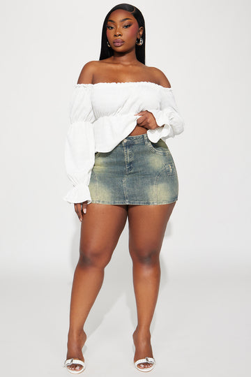 Plus size long denim sales skirts 40