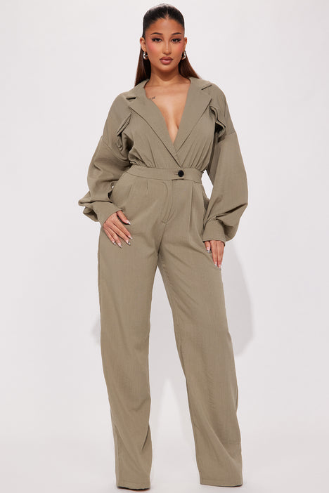 Rachel Comey // Green Linen Jumpsuit – VSP Consignment