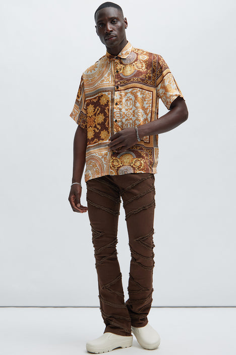 All Around Shirt Brown combo