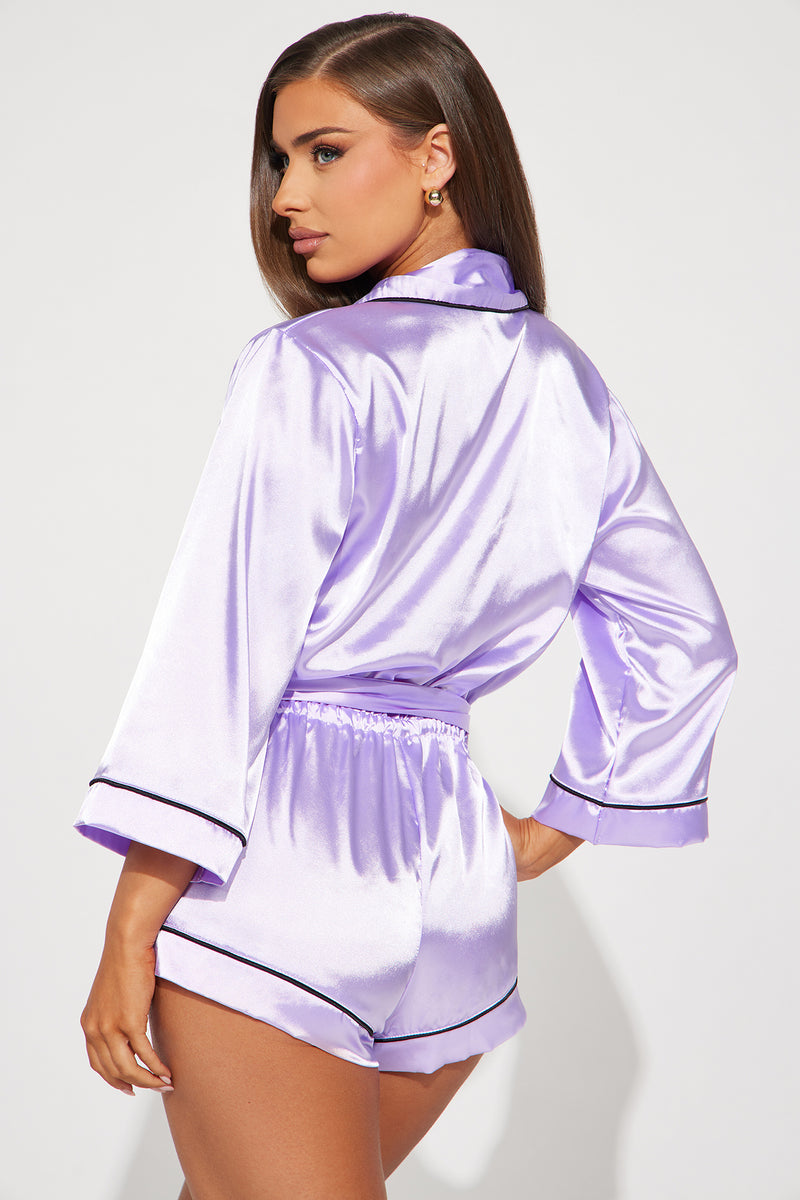 Bedtime Rompers Sunday Morning Satin Sleep Romper - Lavender | Fashion Nova, Lingerie ...