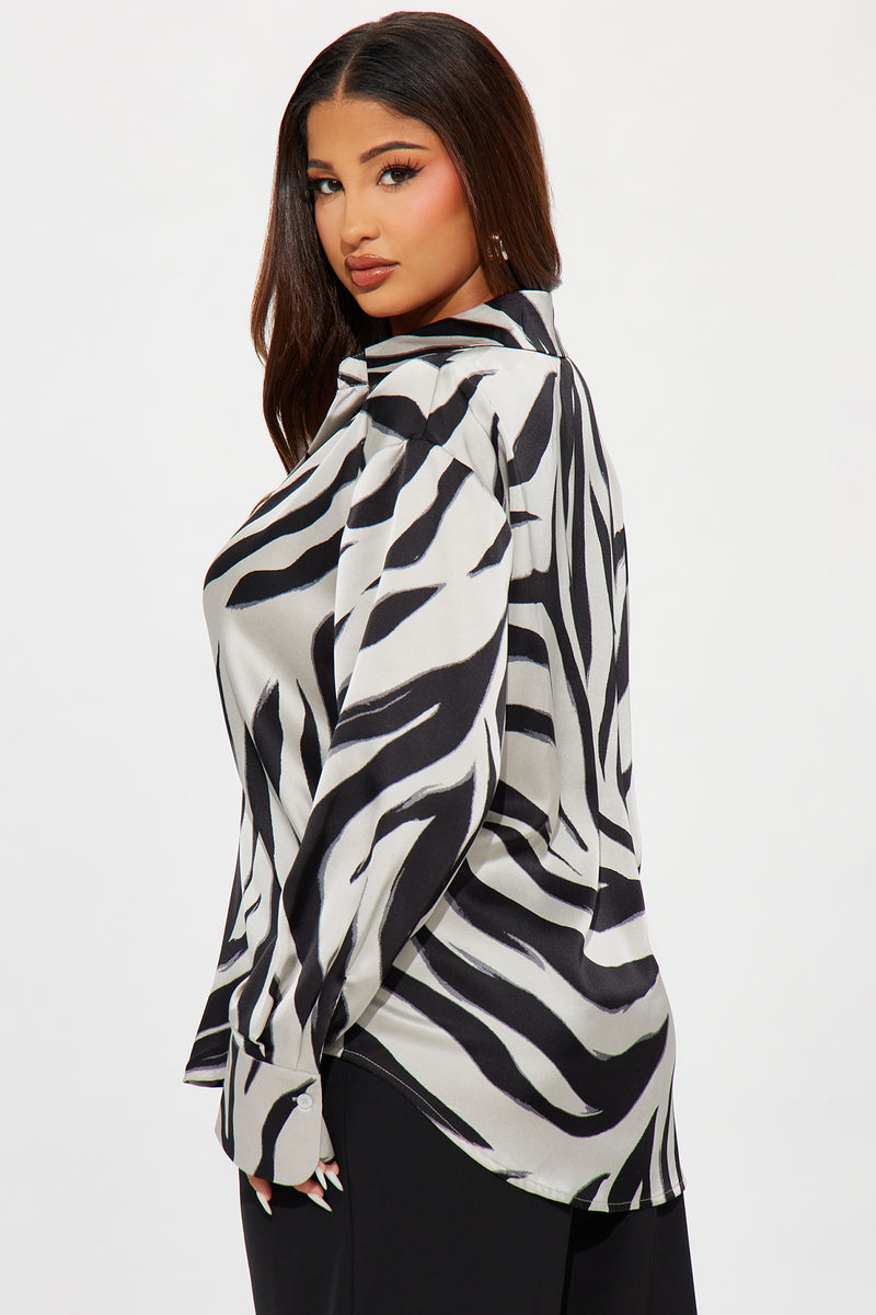 Stay In Line Shirt Fashion Nova, Shirts & Blouses