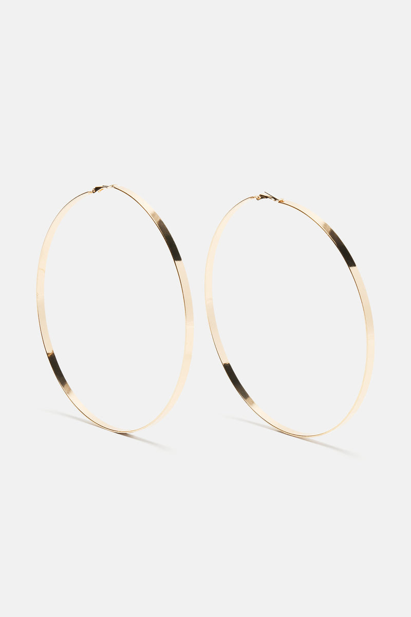 Ever So Extra Hoop Earrings - Gold | Fashion Nova, Jewelry | Fashion Nova