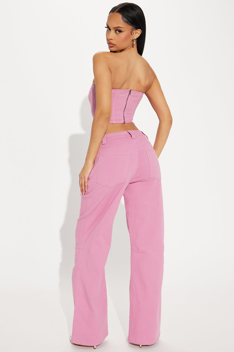 Pink Dye Pant Set main image 1