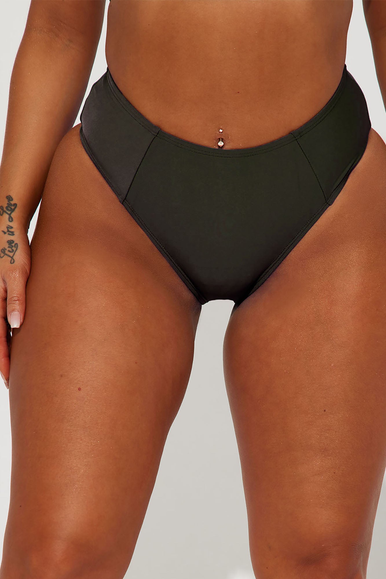 Aruba Mix And Match Brazilian Bikini Bottom - Olive, Fashion Nova, Swimwear