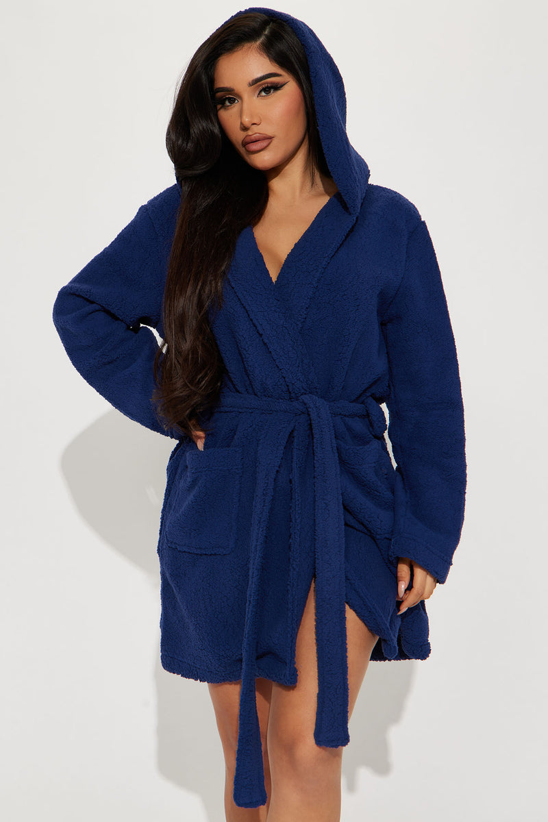 Hoddie Robe Wrap It Up Hoodie Robe - Navy | Fashion Nova, Lingerie & Sleepwear ...