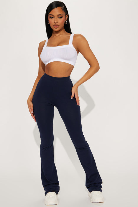 Tall Adriana Flare Pant Navy Fashion Nova Pants Fashion Nova
