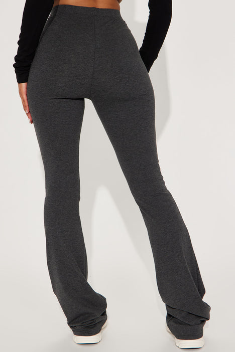 Tall Adriana Flare Pant - Charcoal, Fashion Nova, Pants