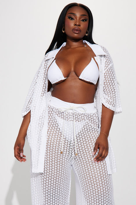 Plus size swimwear sales cover up pants