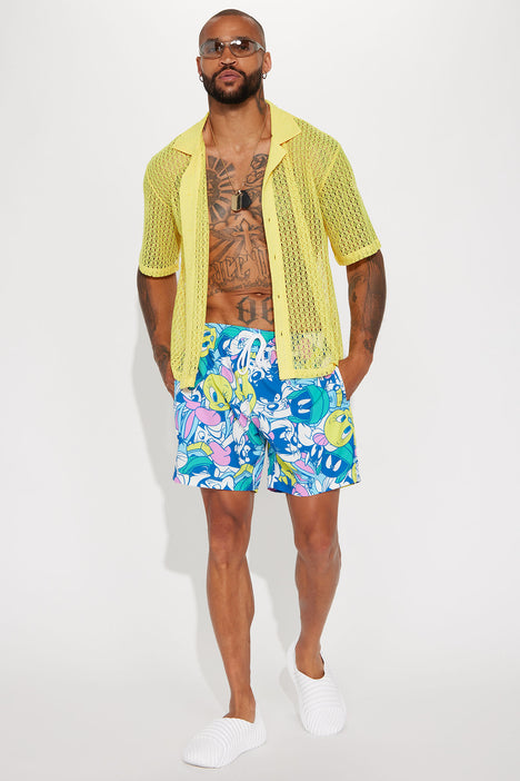 Bright colored online swim trunks