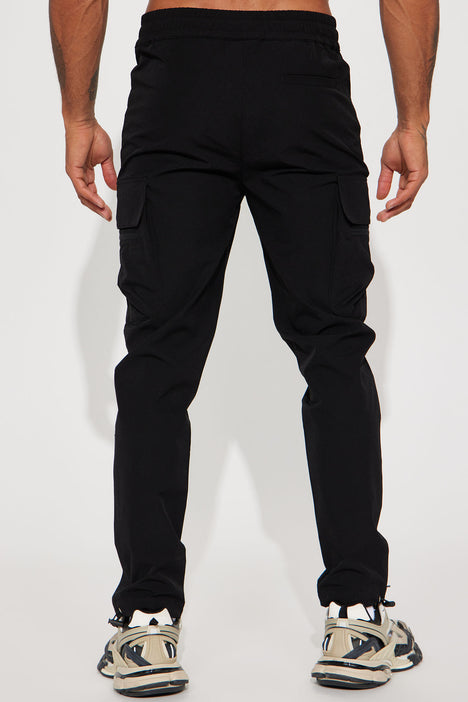 Fashion nova black cargo clearance pants