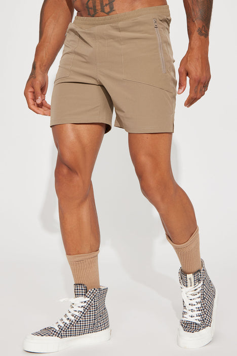 Keep It Up Training Shorts Taupe Fashion Nova Mens Shorts