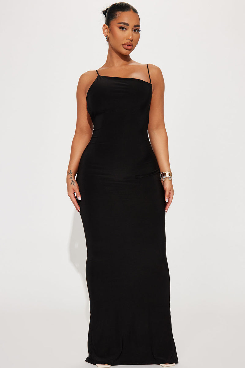 Laurel Backless Maxi Dress - Black | Fashion Nova, Dresses | Fashion Nova