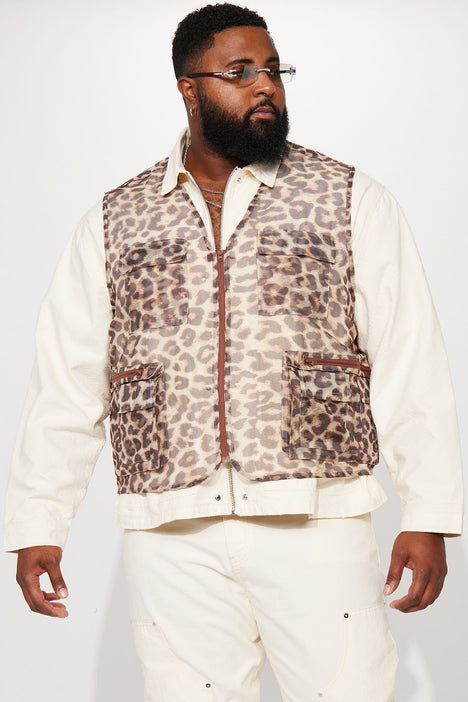 Leopard 2025 puffer vest