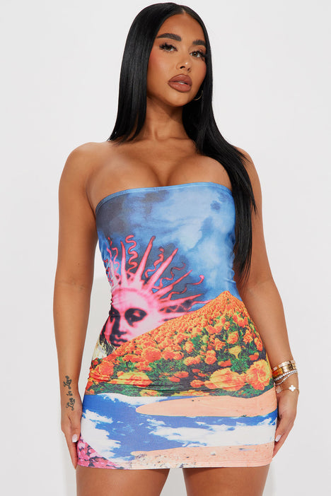 Tube dress fashion nova clearance