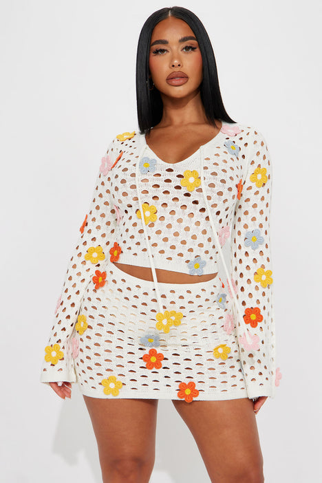 Crochet skirt fashion nova online
