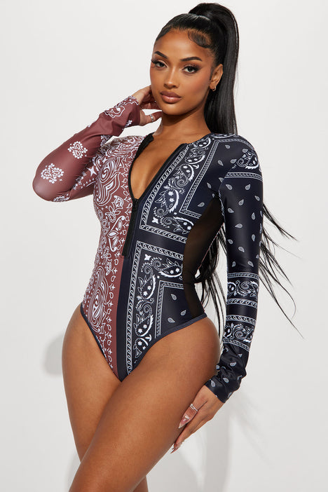 Long sleeve swimsuit fashion nova shop