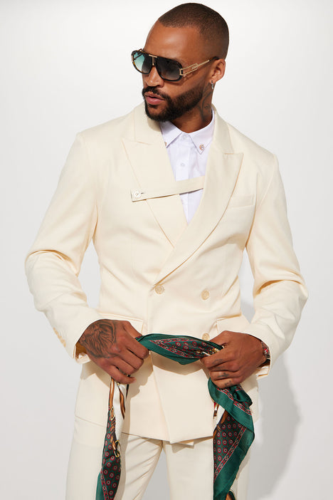 Off white double breasted deals blazer