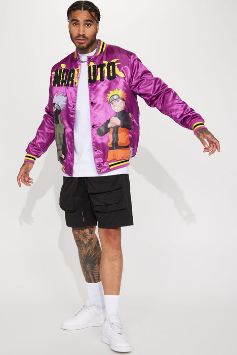 Naruto Bomber Jacket - Purple | Fashion Nova, Mens Jackets | Fashion Nova