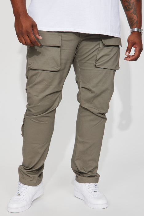 All Good Twill Cargo Pants Grey Fashion Nova Mens Pants
