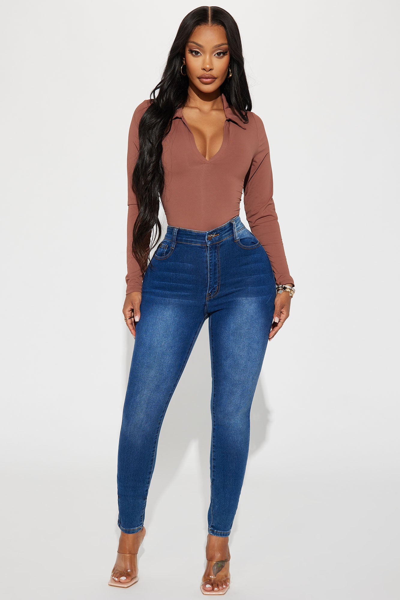 First Pick High Rise Jeans - Medium Blue | Nova, Jeans | Nova