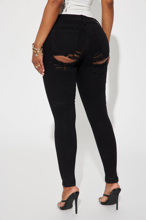 Fashion nova jeans ripped in the back top