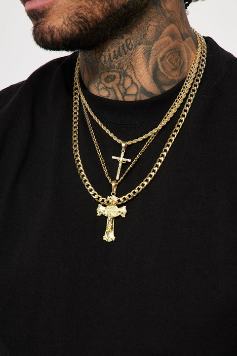 Cross piece chain new arrivals