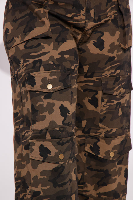 Seek And Destroy Camo Cargo Pant - Olive/combo