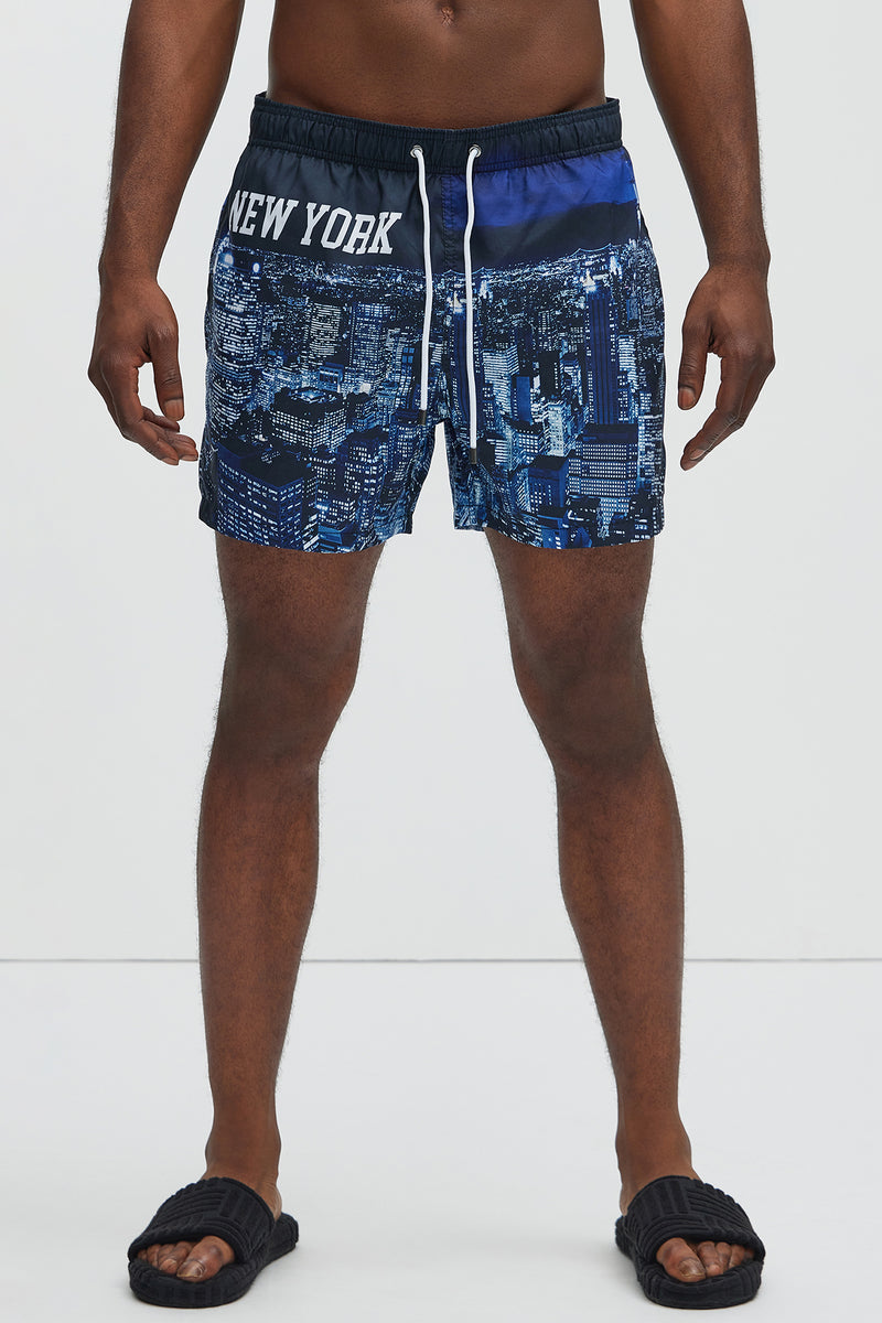 New York City Swim Trunk - Multi Color | Fashion Nova, Mens Swim ...