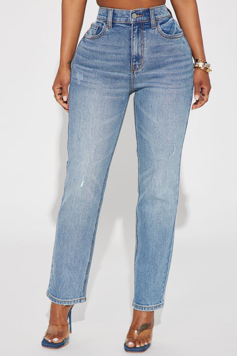 Mama Said 90s High Rise Mom Jeans Medium Wash Fashion Nova