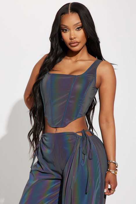 Reflective joggers fashion nova clearance