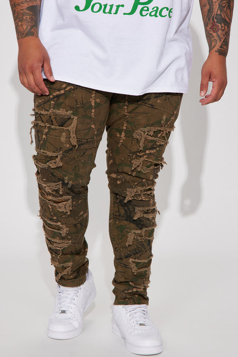 Camo discount skinny trousers