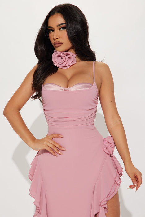 Aisling Maxi Dress Blush Fashion Nova Dresses Fashion Nova
