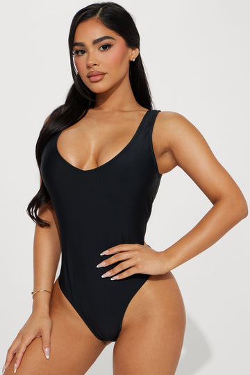 Tight Fit Lace Control Microfiber Shapewear Bodysuit Black