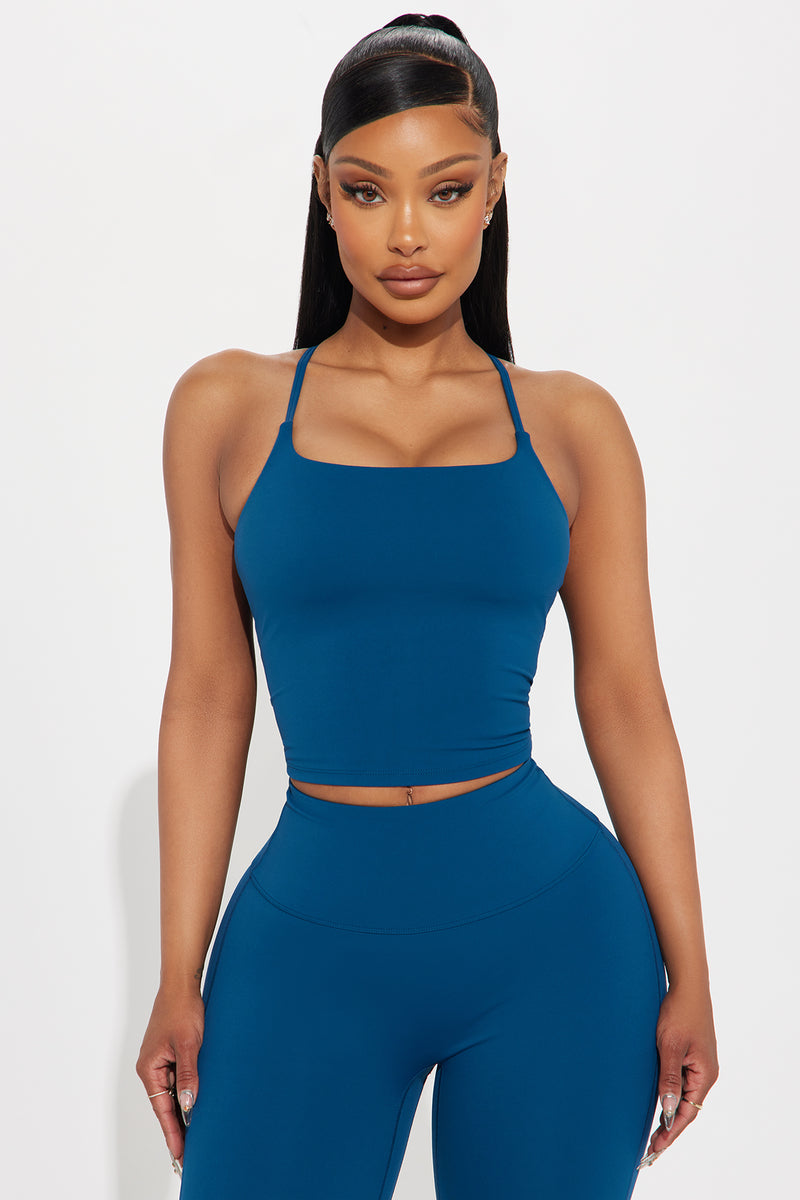 Sun Salutation Active Top Navy Fashion Nova, Nova Sport Fashion Nova