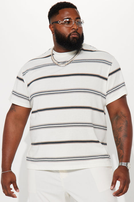 Off white striped t shirt hot sale