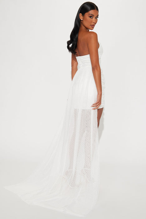 Bridal Shower Mini Dress White