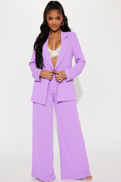 Matching pant for purple blazer sale