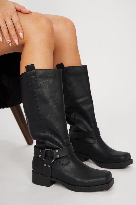 Fashion nova wide calf boots deals