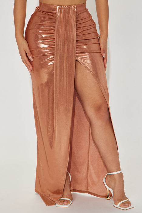 Missguided wrap cheap maxi skirt