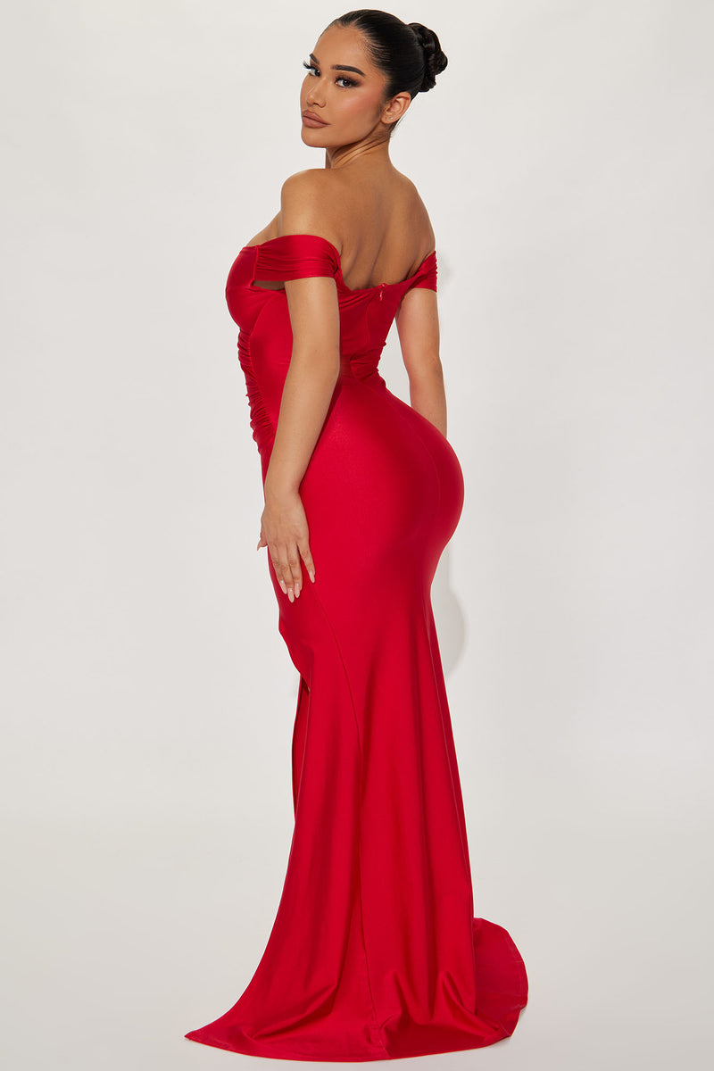 Romantic Nights Maxi Dress - Red | Fashion Nova, Dresses | Fashion Nova