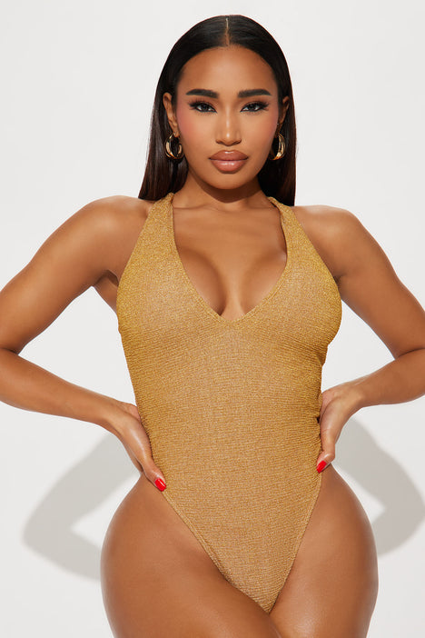 Copper one piece swimsuit sales